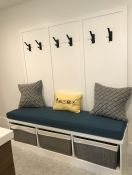 Custom Bench Cushion for Mudroom/Laundry Room