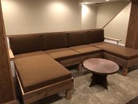 Sunbrella Canvas Teak Cushions For Handmade Couch