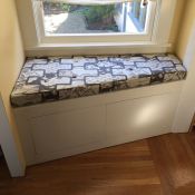 Odd-Shaped Robert Allen Window Seat Cushion