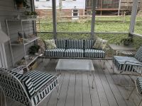 Sunbrella Mason Green Deep Seat Patio Cushions