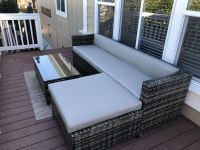Sunbrella Rain Wicker Porch Cushions