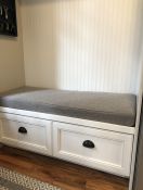 Kitchen Bench Cushion in Outdura Rumor Slate