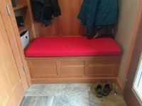 Red Mudroom Bench Cushion