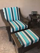 Sunbrella Chair and Ottoman Cushions