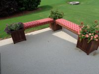 Red Outdoor Bench Cushions