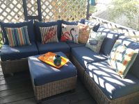 Sunbrella Sapphire Blue Deep Seating Cushions
