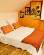 Vibrant Orange Lumbar Pillows