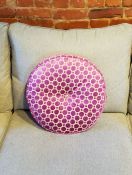 Round Tufted Pillow