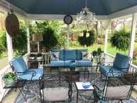 Serene Blue Deep Seating Cushions