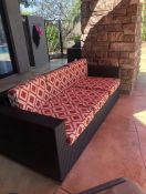 Sunbrella Deep Seating Sofa Cushions by the Pool