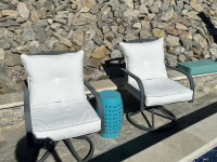 Beautiful White Chair Cushions