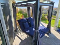 Custom Chaise Cushions with Headrest Pillows