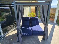 Custom Chaise Cushions with Headrest Pillows
