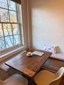 Striped Cushions and Birds for Eat-In Kitchen